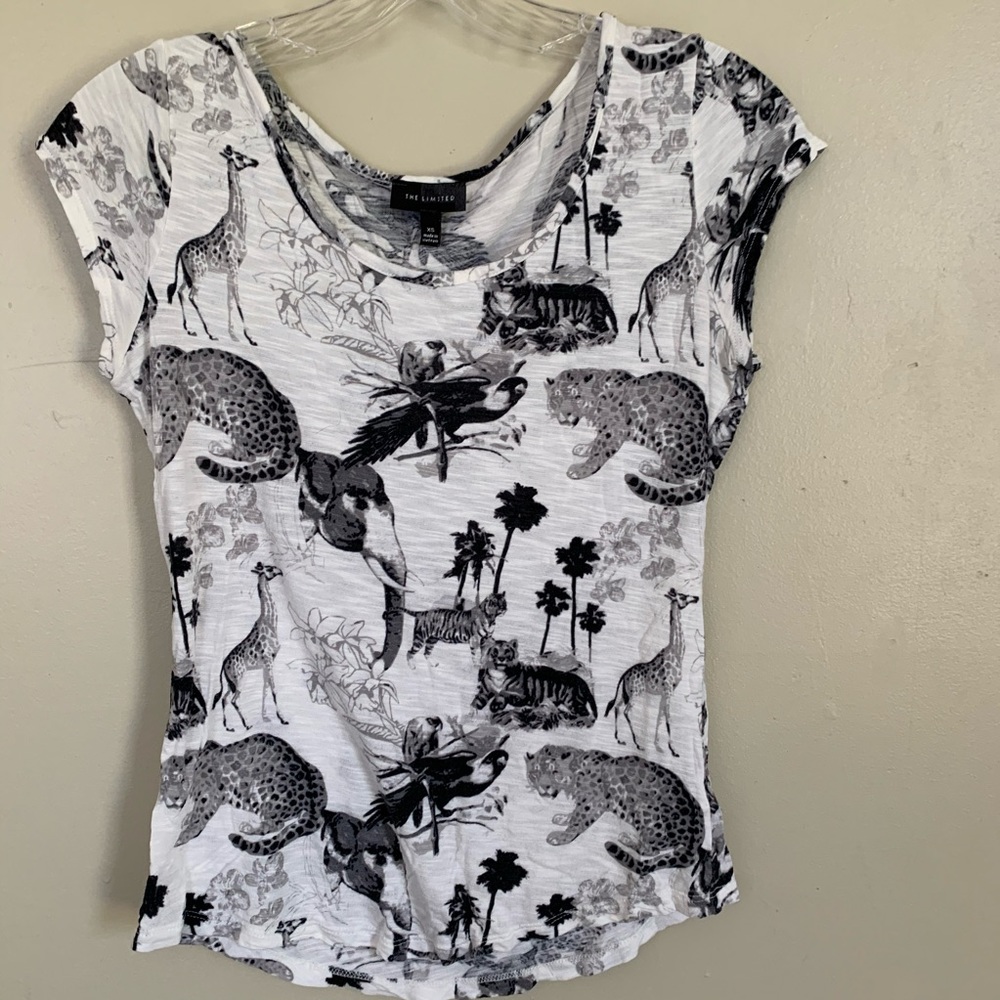 The Limited scope neck animal tee